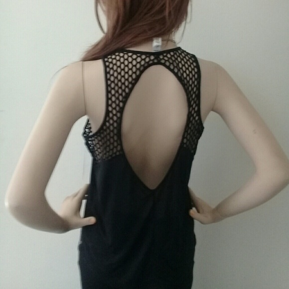 Alo Yoga CAGE TANK COOL COMFORT Black Color. - Picture 6 of 8